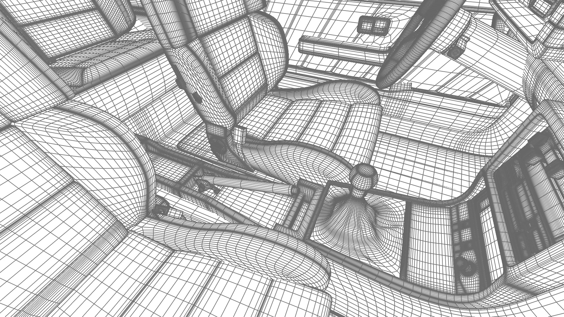 Audi Quattro UR 20v 1980 3d model 3D model_47