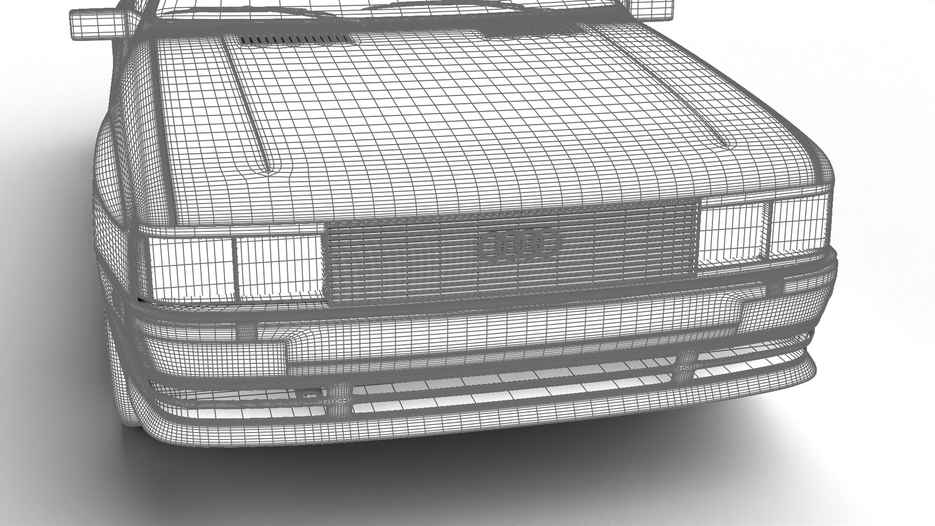 Audi Quattro UR 20v 1980 3d model 3D model_27