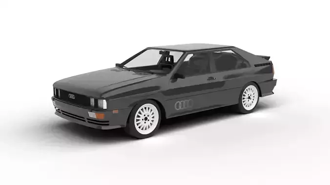 Audi Quattro UR 20v 1980 3d model