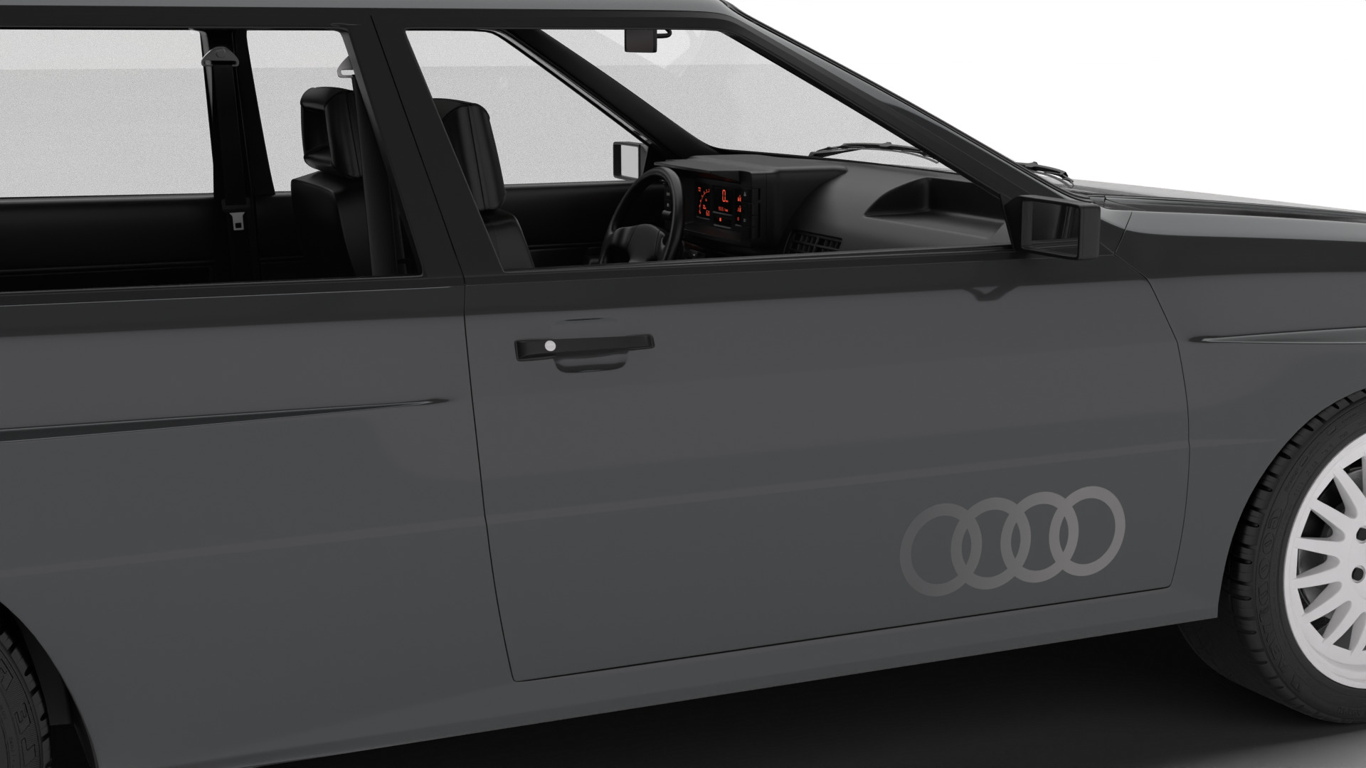 Audi Quattro UR 20v 1980 3d model 3D model_13