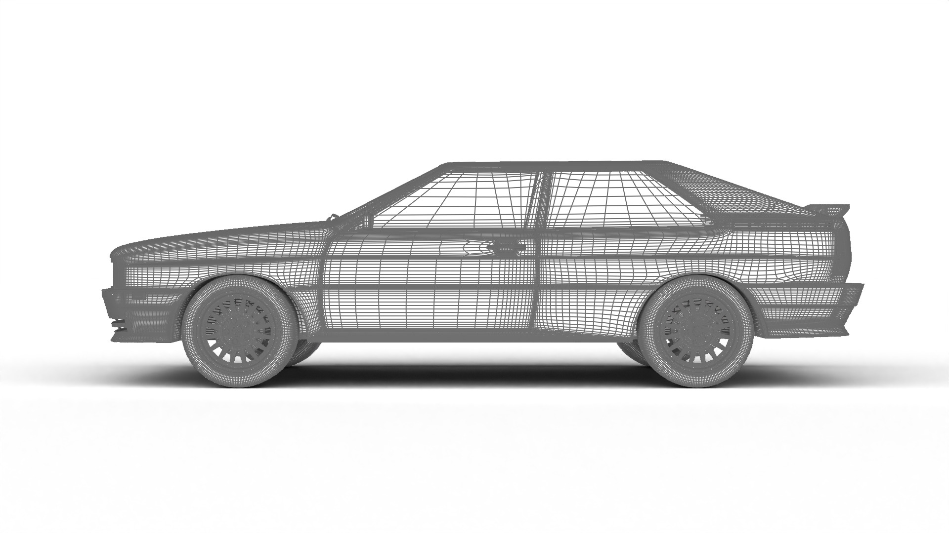 Audi Quattro UR 20v 1980 3d model 3D model_31