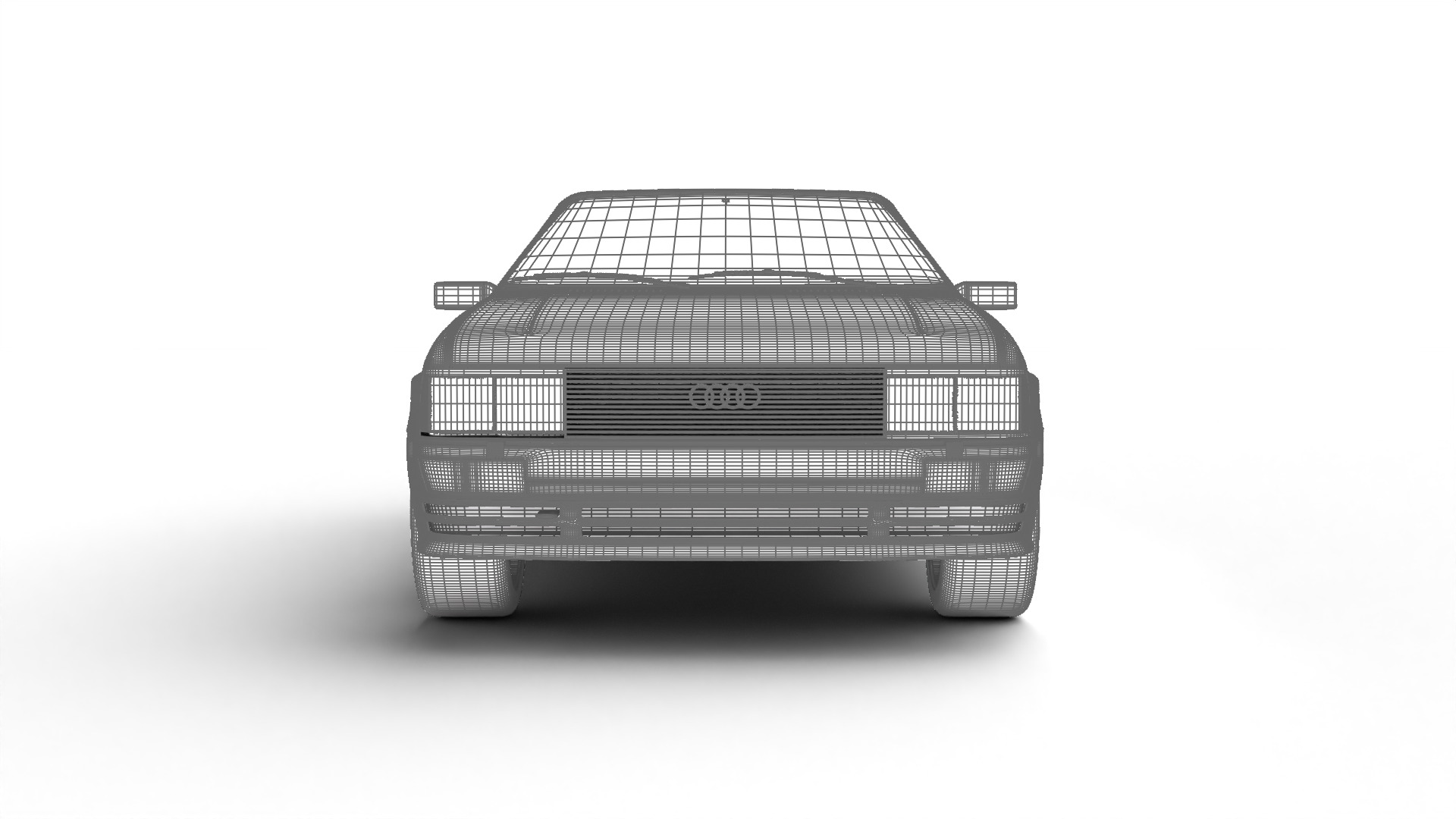 Audi Quattro UR 20v 1980 3d model 3D model_36