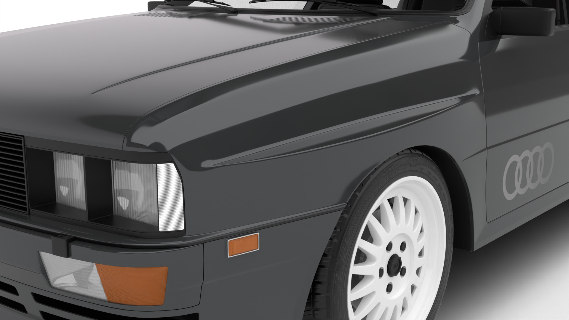 Audi Quattro UR 20v 1980 3d model 3D model_19