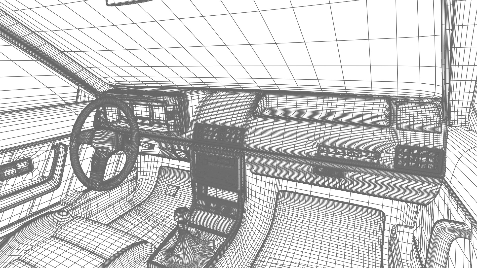 Audi Quattro UR 20v 1980 3d model 3D model_29