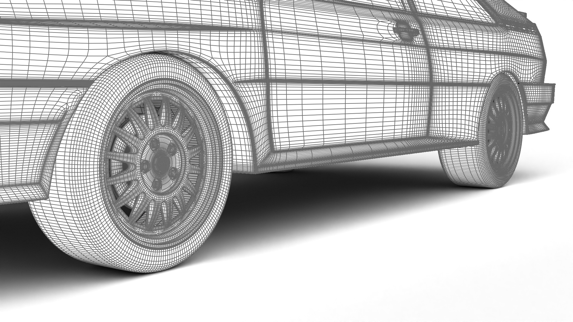 Audi Quattro UR 20v 1980 3d model 3D model_26