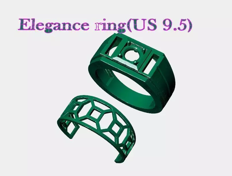 Band Ring 3D print model