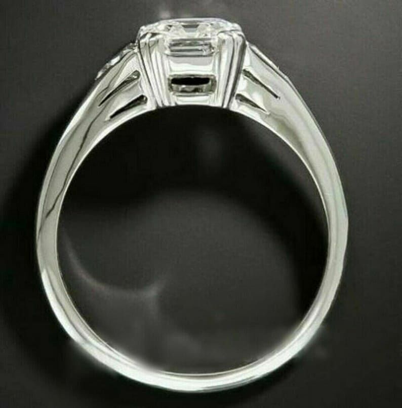 Solitaire Ring 3D print model_1