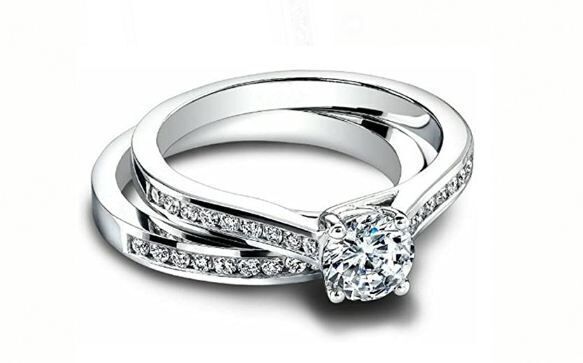 Solitaire Ring 3D print model_2