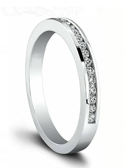 Solitaire Ring 3D print model_1