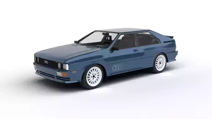 Audi Quattro UR 20v 1980 3d model