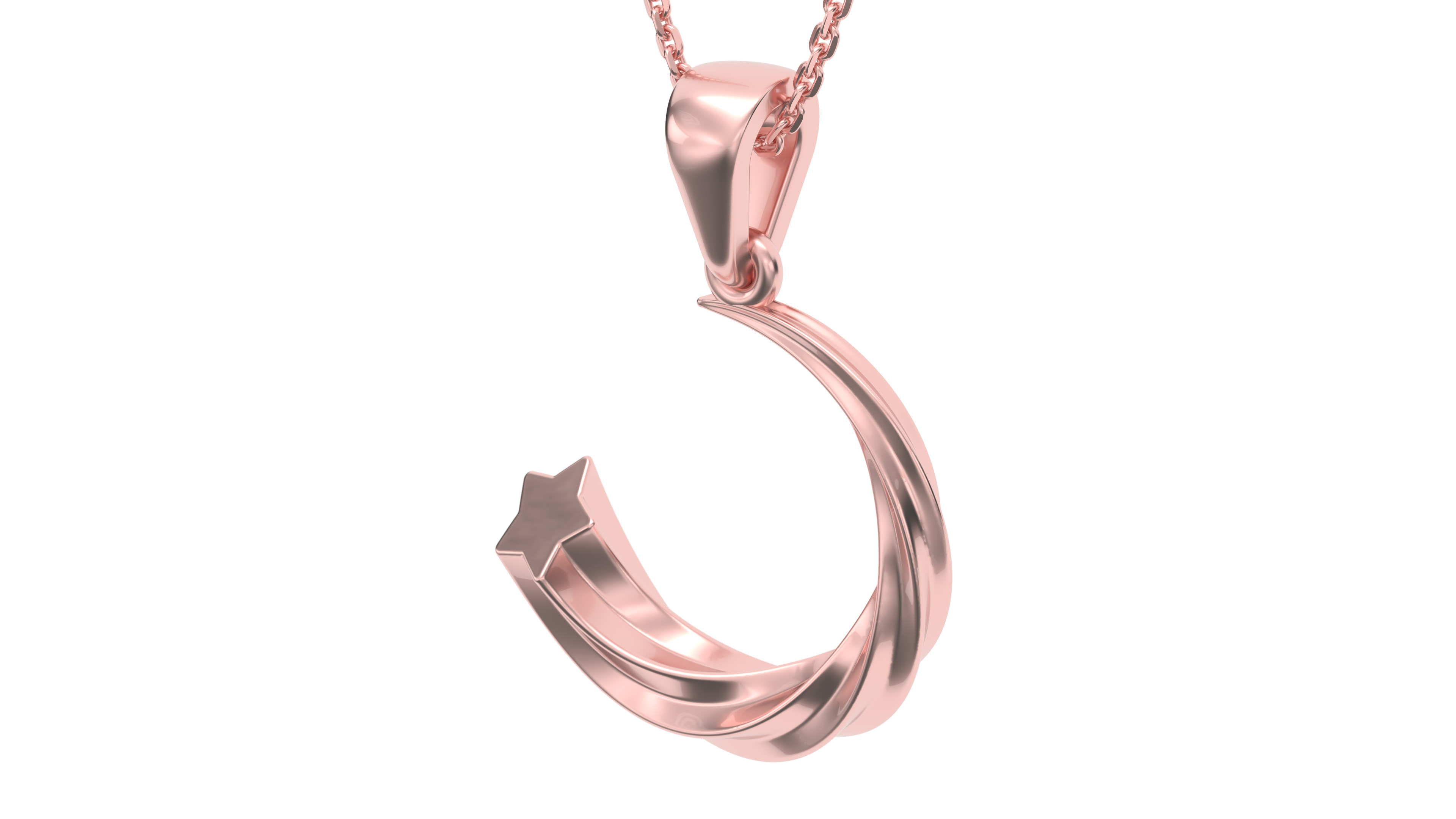 Star pendant V2 3D print model_8