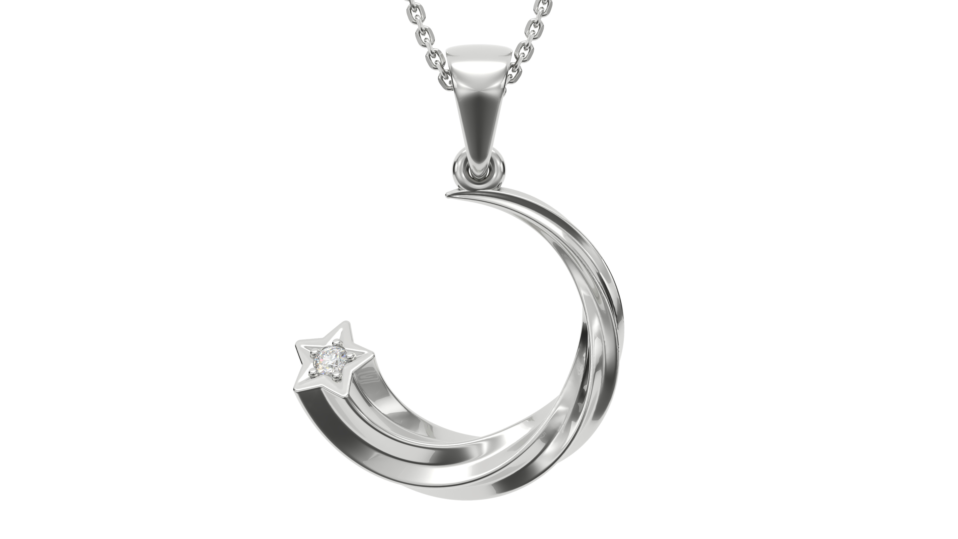 Star pendant V2 3D print model_9