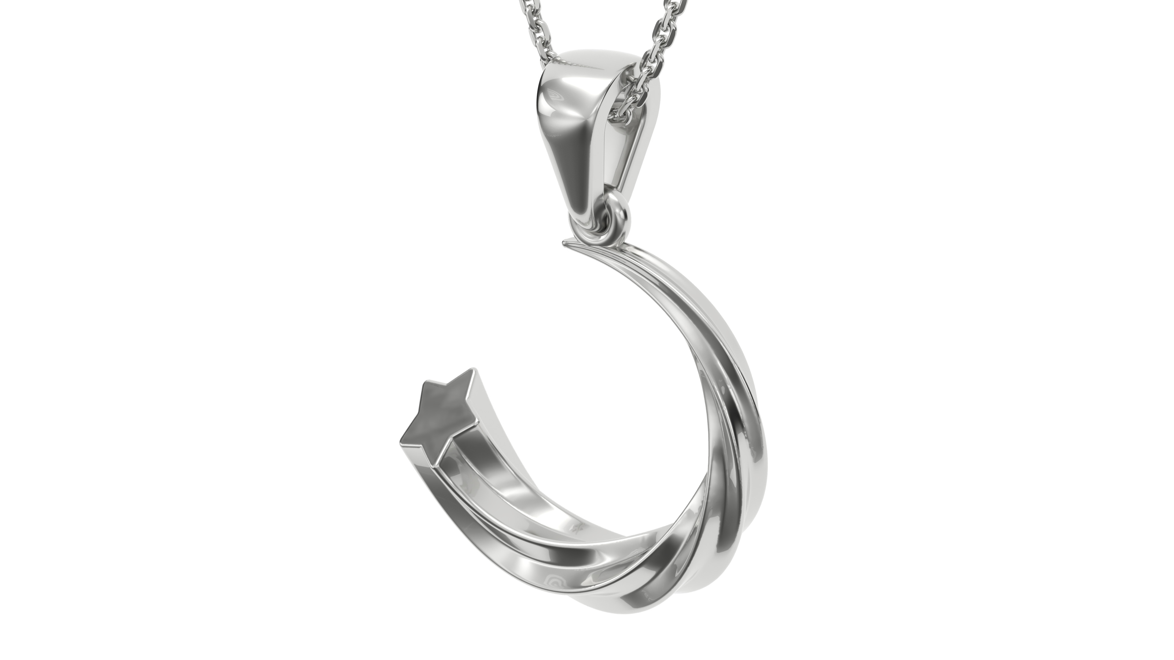 Star pendant V2 3D print model_7