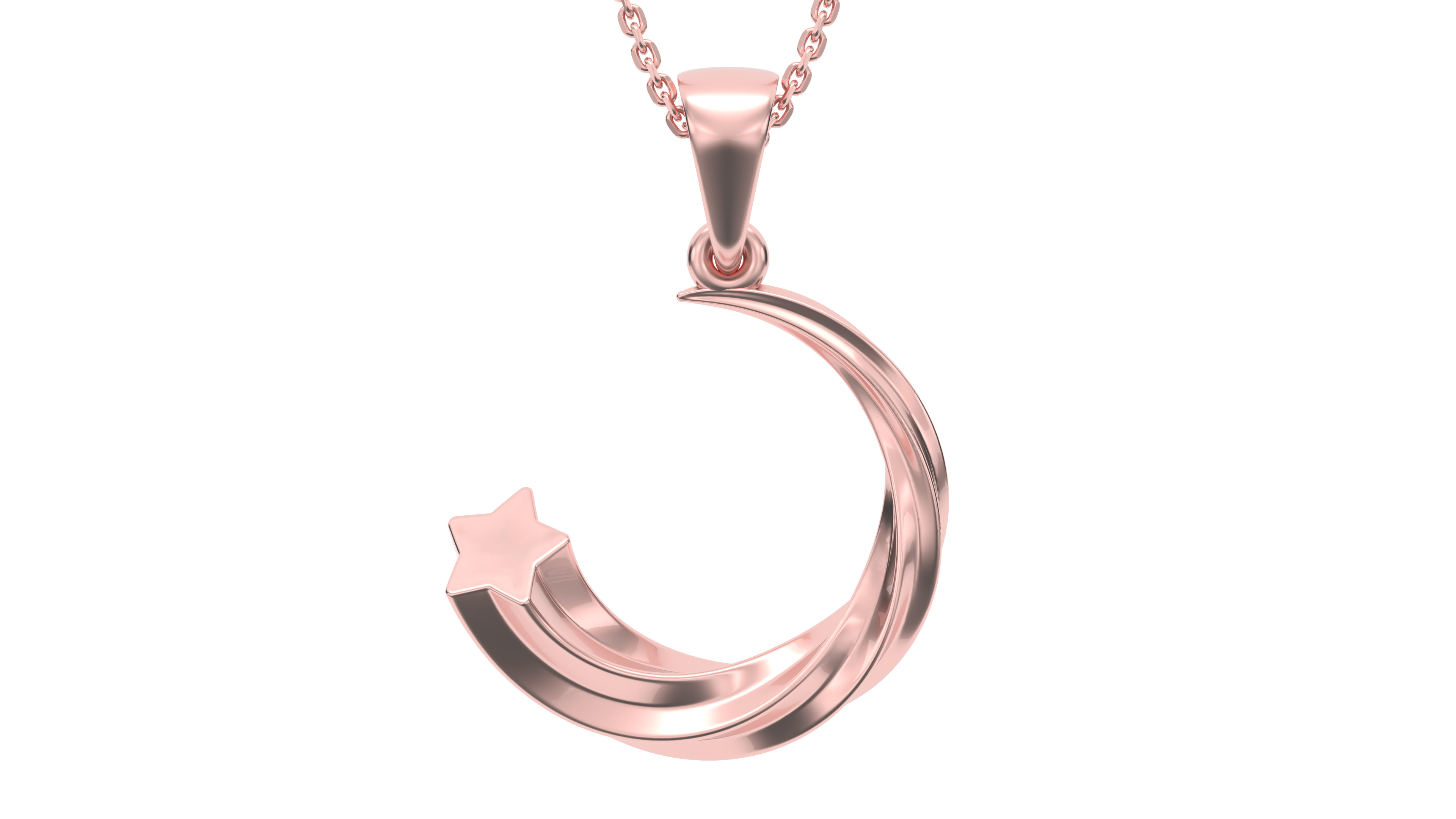 Star pendant V2 3D print model_2