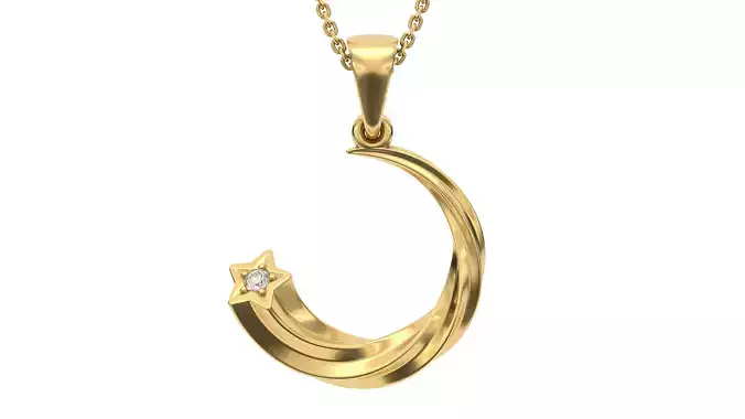 Star pendant V2 3D print model