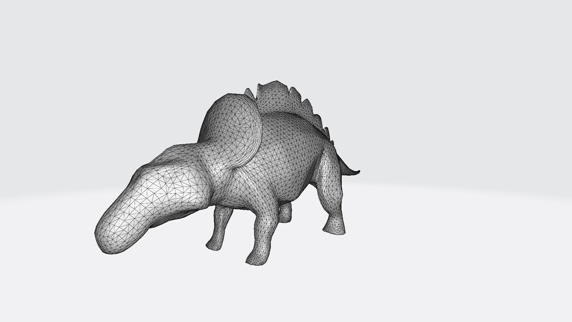 3d Render Parasaurolophus Was A Herbivorous Dinosaur 3D model_8