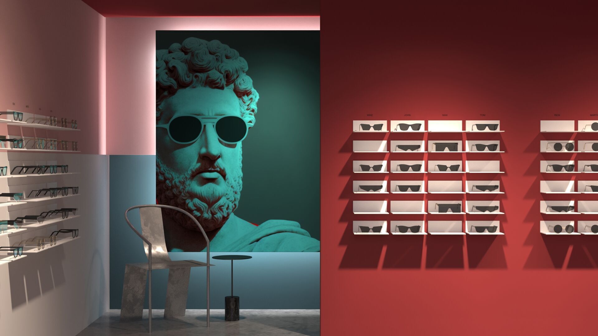 Interior Scene 10 - Glasses Shop 3D model 3D model_6