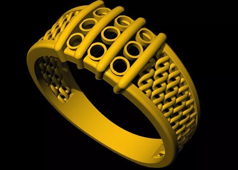 men ring 3dm file 3D print model_0