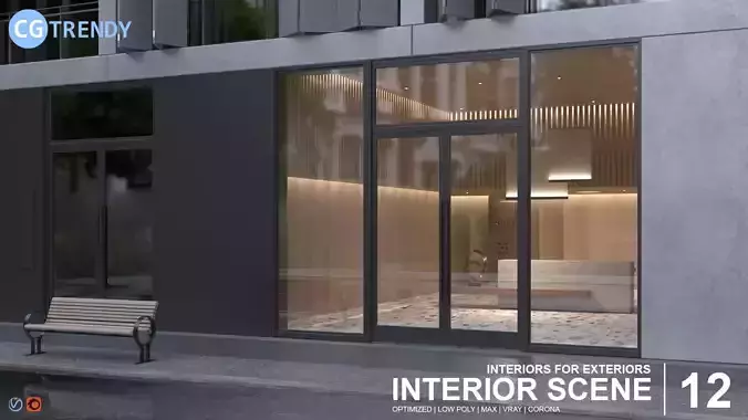 Interior Scene 12 - Lobby Ecco - 3D Interior 