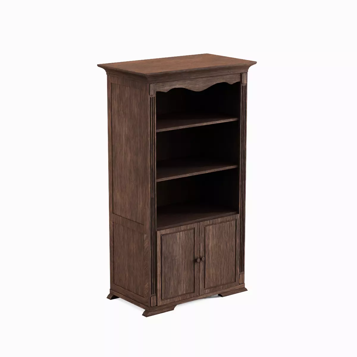 Antique Cupboard 05 Low-poly 3D model_0