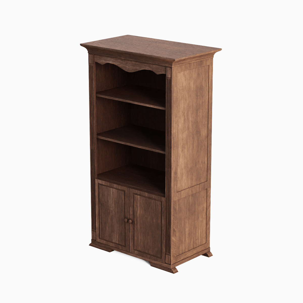 Antique Cupboard 05 Low-poly 3D model_4