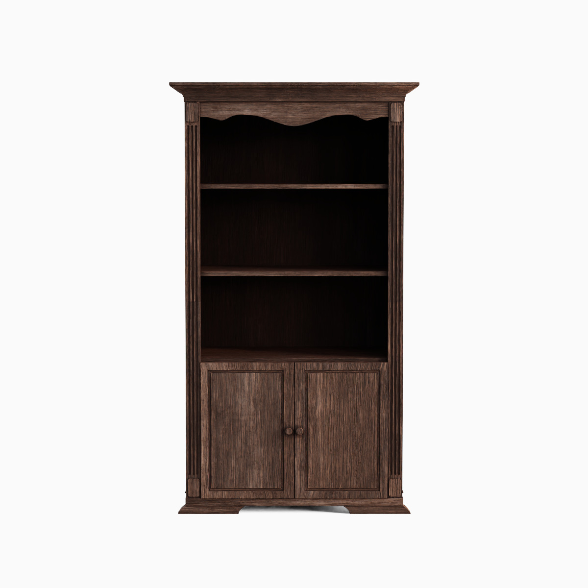 Antique Cupboard 05 Low-poly 3D model_2