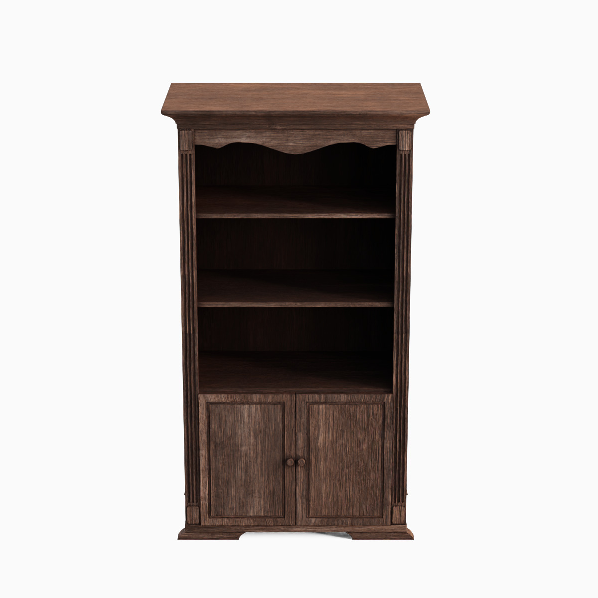 Antique Cupboard 05 Low-poly 3D model_5