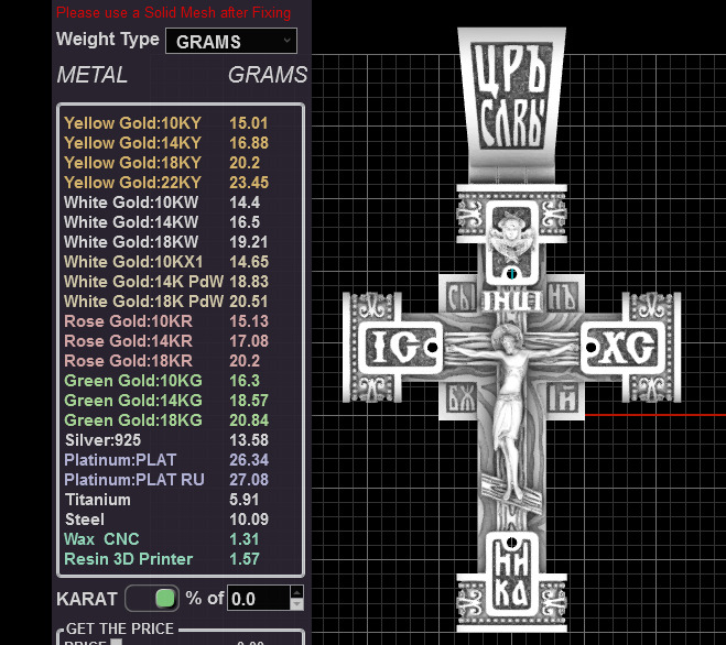 Ortodox cross 3D print model_17