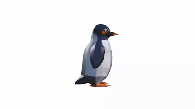 3d Render The Penguin Is A Flightless Bird