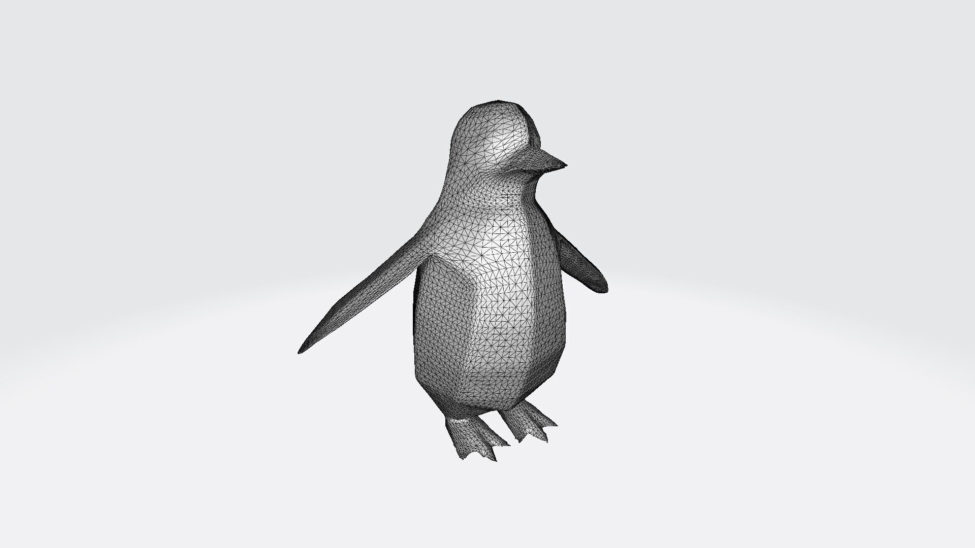 3d Render The Penguin Is A Flightless Bird 3D model_7
