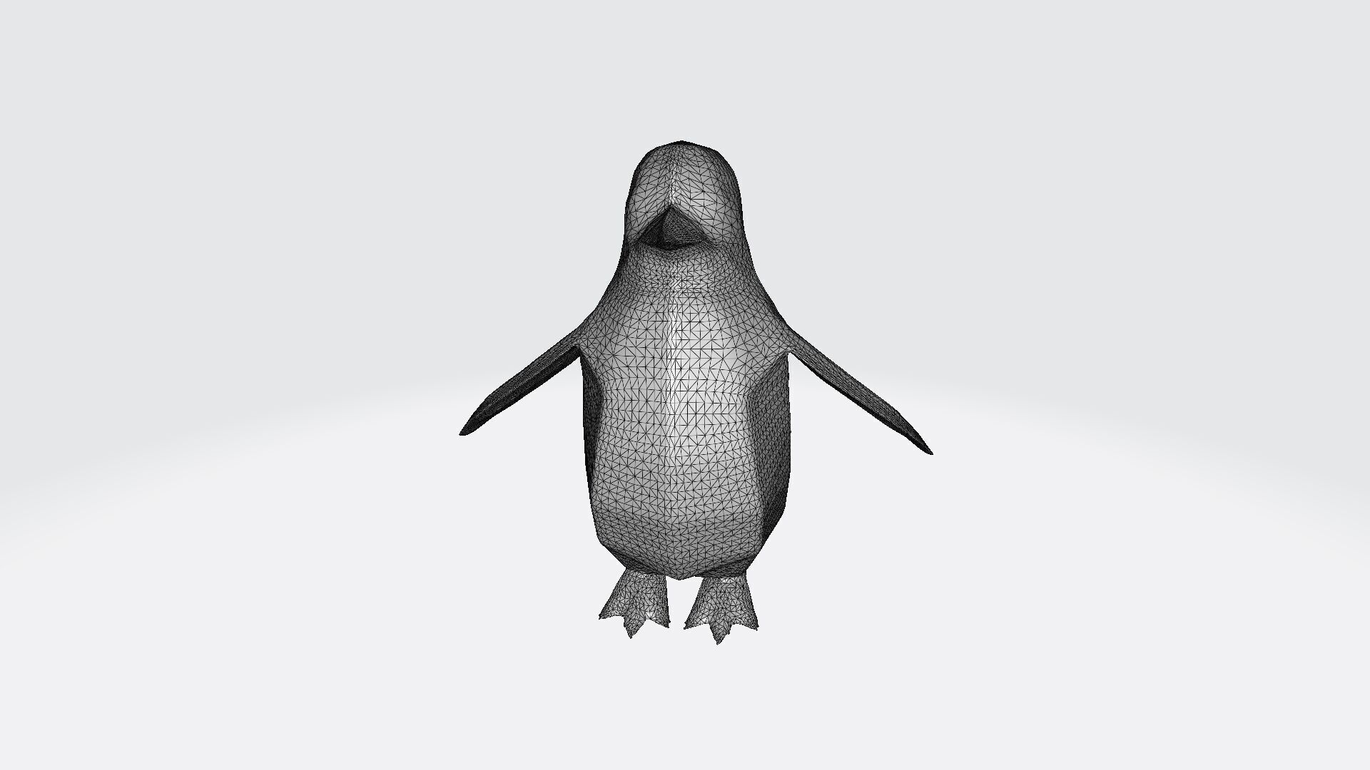 3d Render The Penguin Is A Flightless Bird 3D model_8