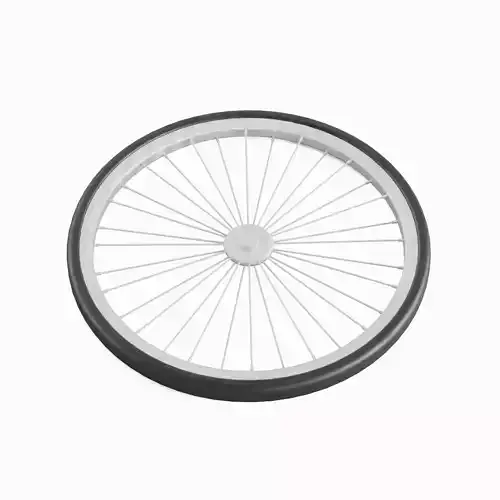 Bicycle Tire 03 Low-poly 3D model