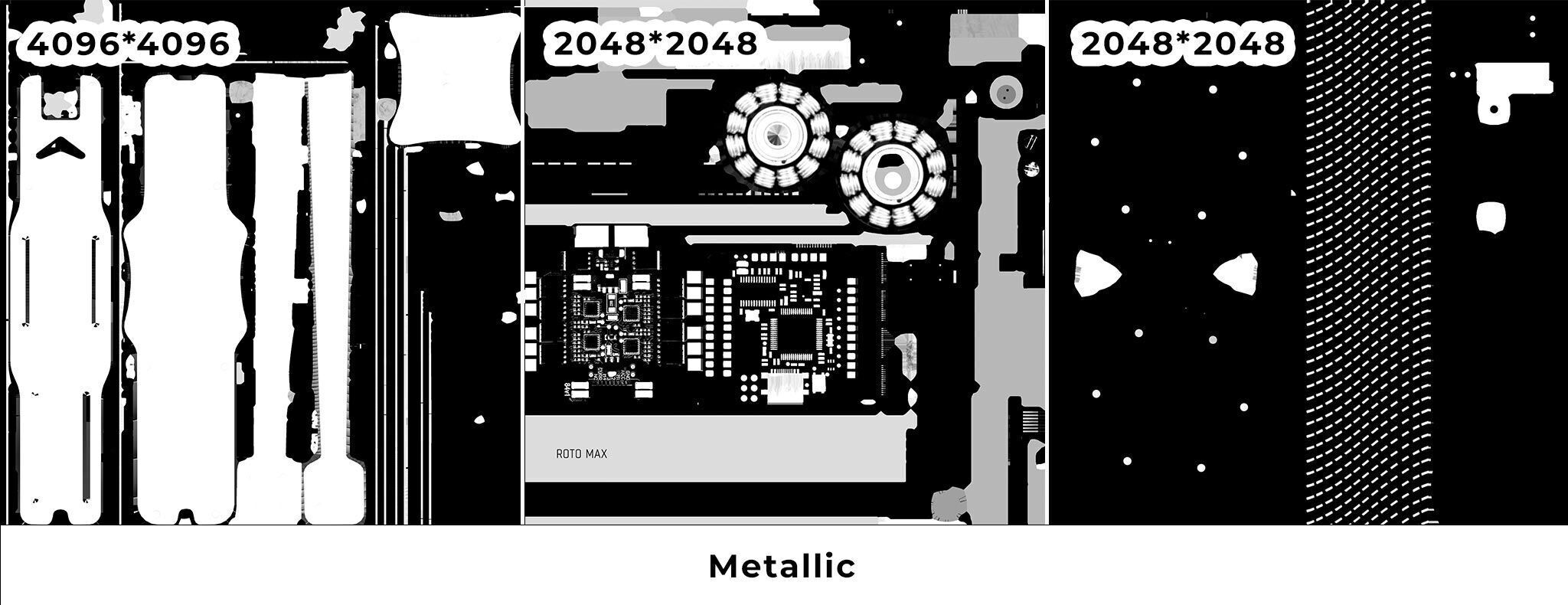 Combat FPV Drone  Kamikaze 7 Inches Low-poly 3D model_26