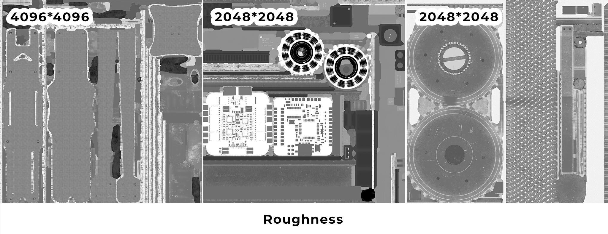 Combat FPV Drone  Kamikaze 7 Inches Low-poly 3D model_27