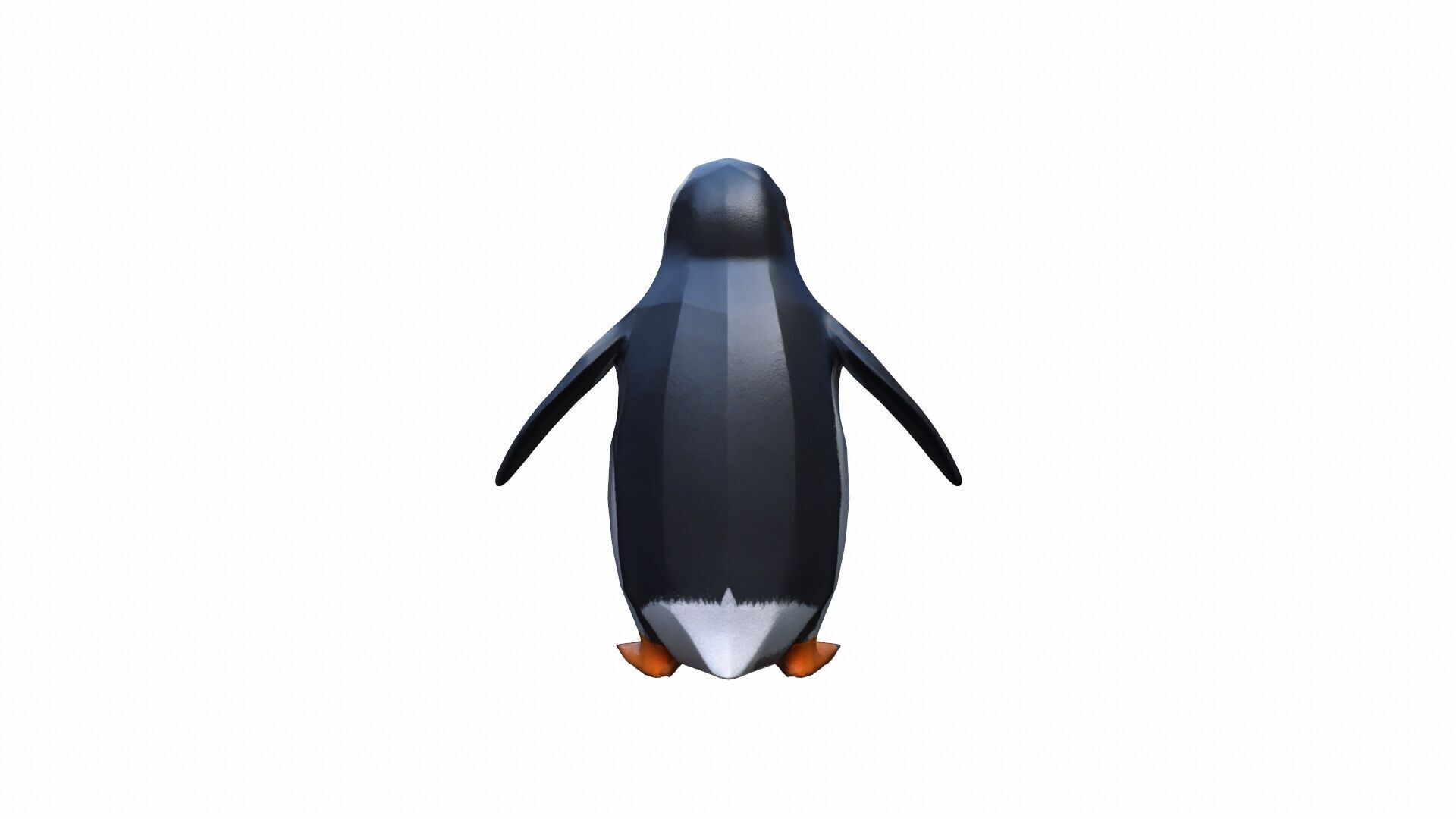 3d Render The Penguin Is A Flightless Bird 3D model_5
