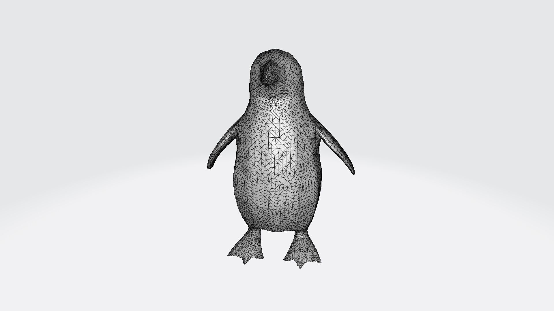3d Render The Penguin Is A Flightless Bird 3D model_8