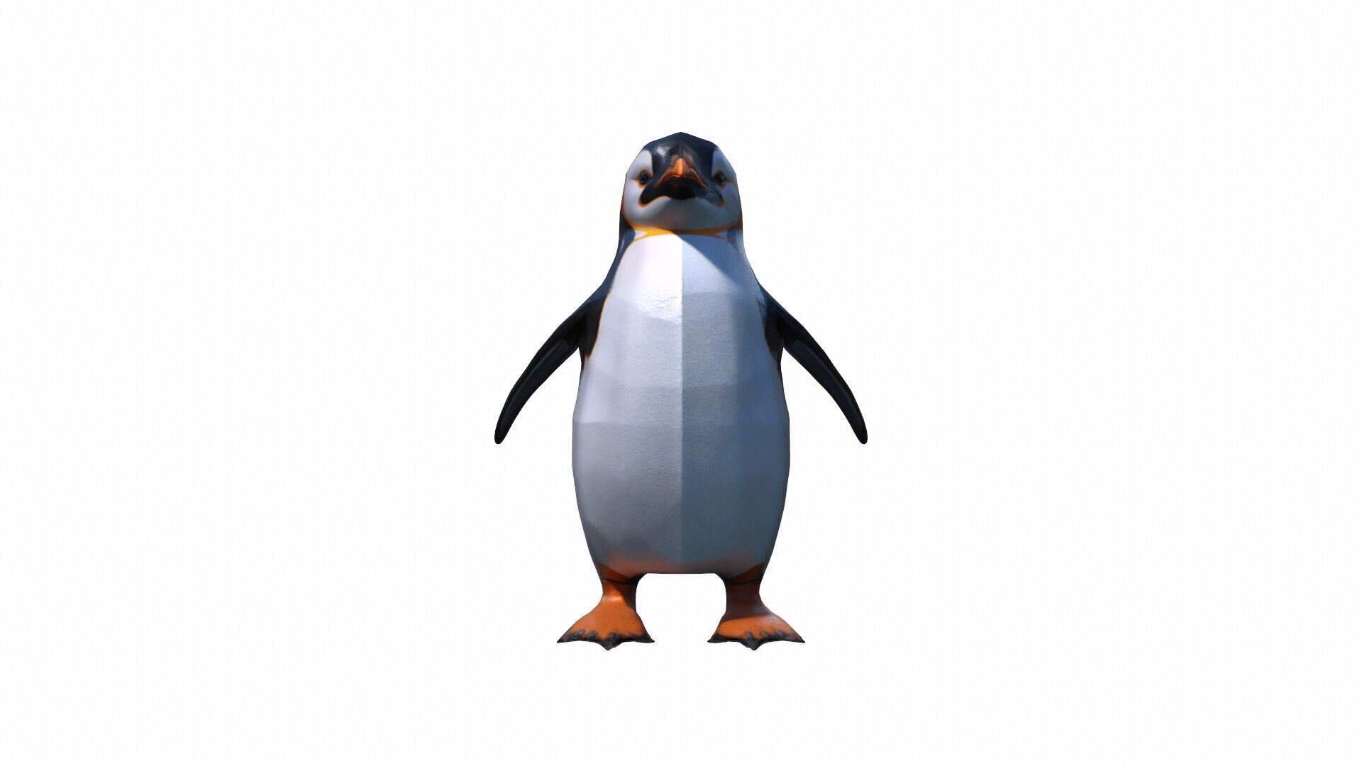 3d Render The Penguin Is A Flightless Bird 3D model_2