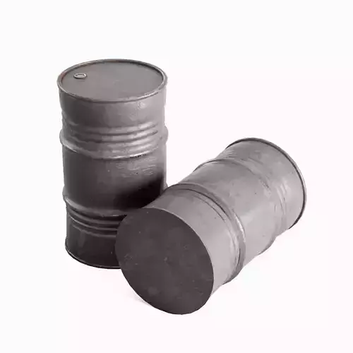 Industrial Barrel 05 Low-poly 3D model
