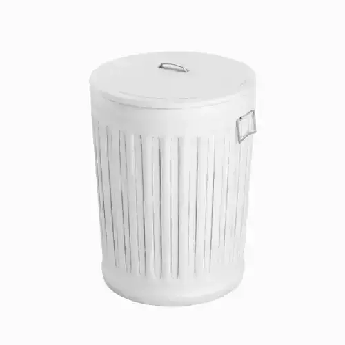 Trash Can 04 Low-poly 3D model