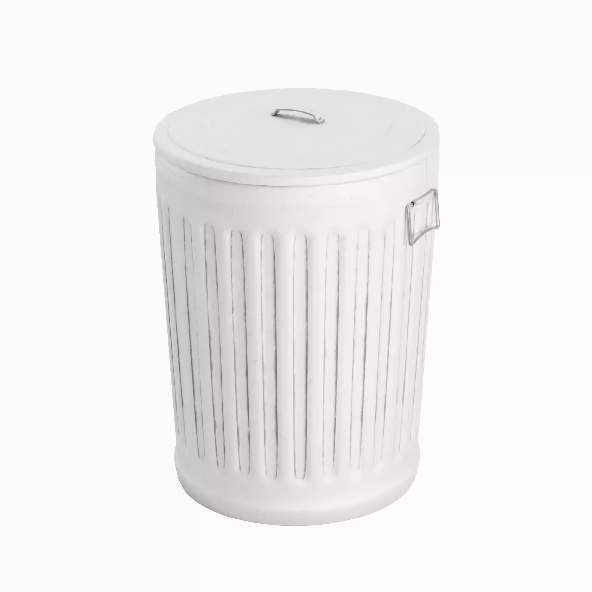 Trash Can 04 Low-poly 3D model_0