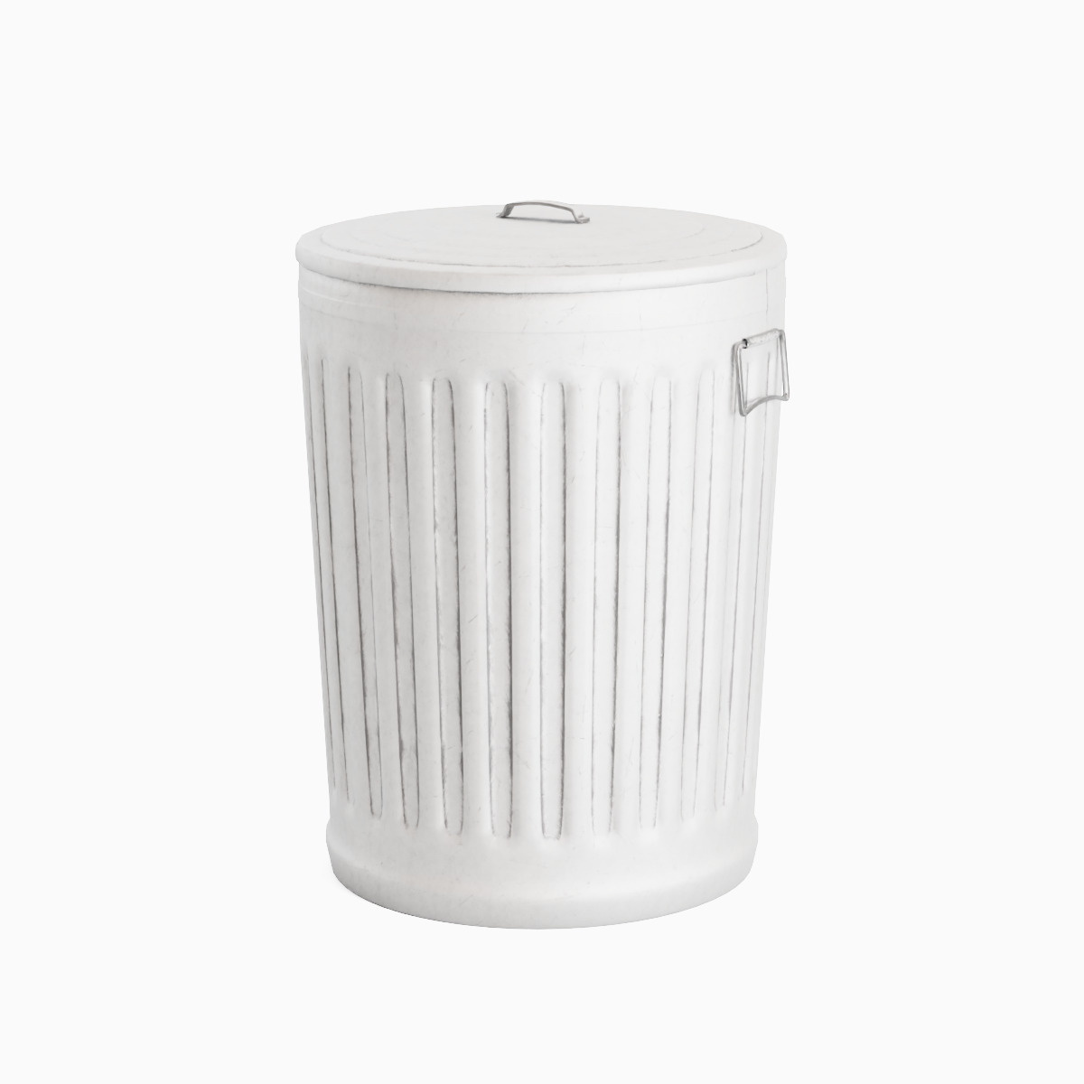 Trash Can 04 Low-poly 3D model_1