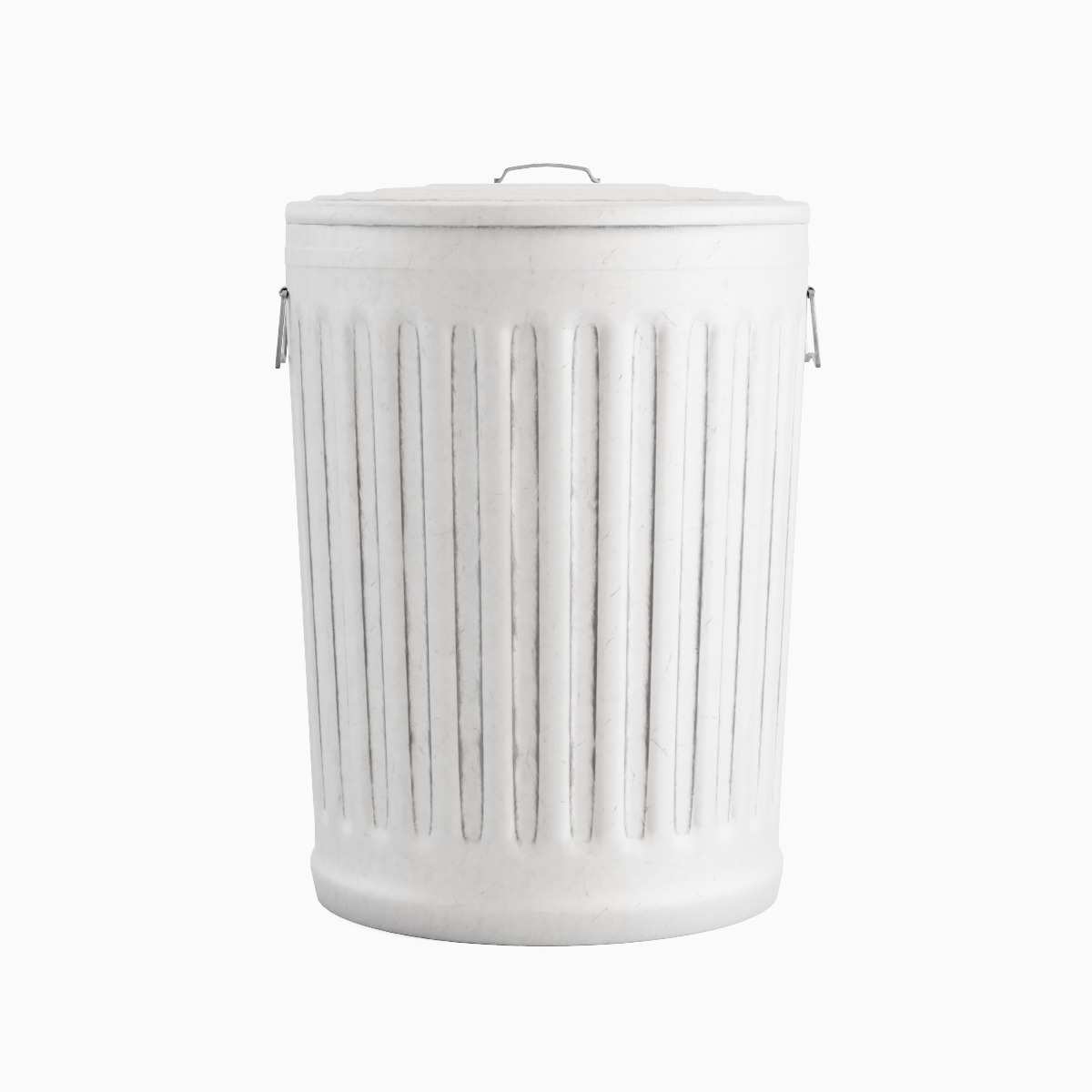 Trash Can 04 Low-poly 3D model_2