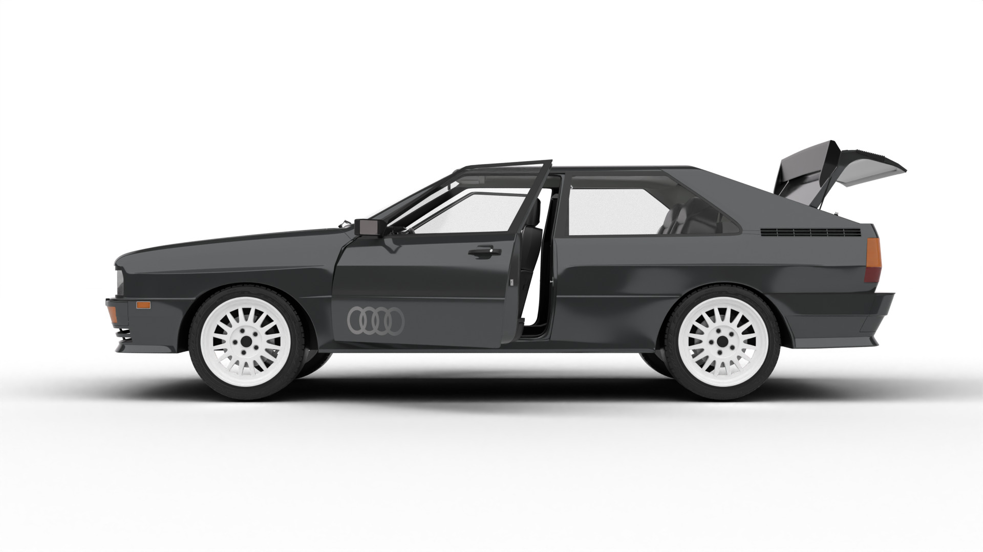 Audi Quattro UR 20v 1980 HQ 3d model 3D model_23