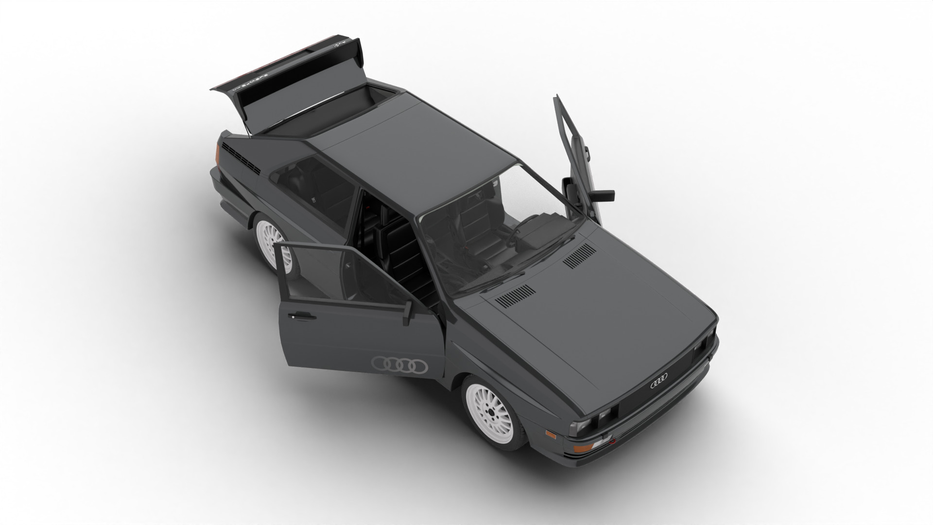 Audi Quattro UR 20v 1980 HQ 3d model 3D model_9