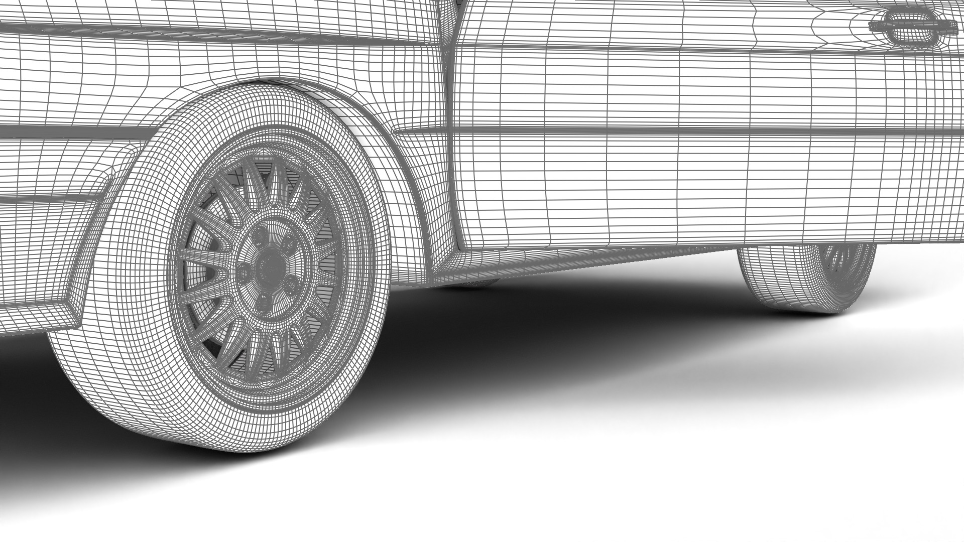 Audi Quattro UR 20v 1980 HQ 3d model 3D model_28