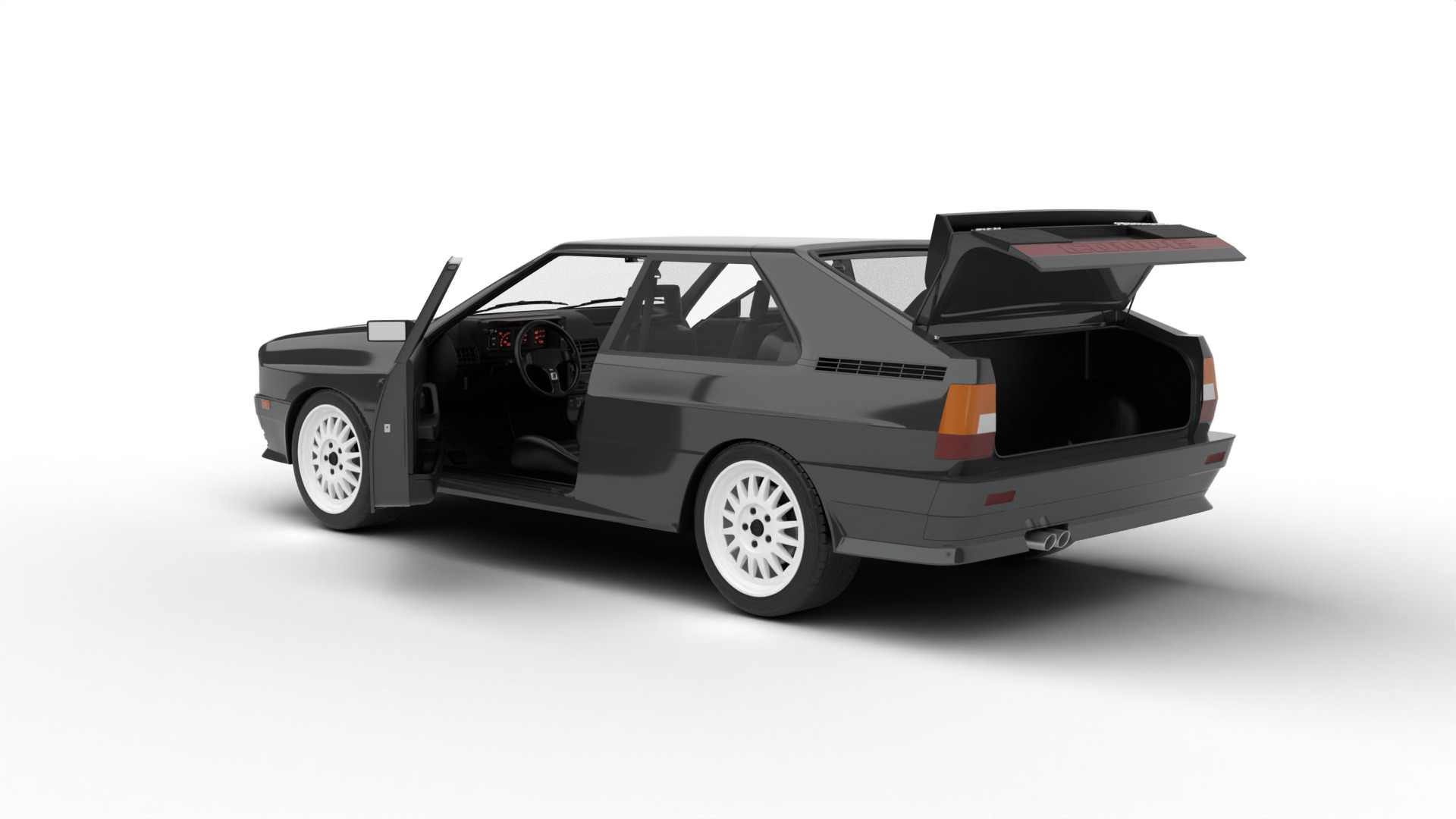 Audi Quattro UR 20v 1980 HQ 3d model 3D model_1