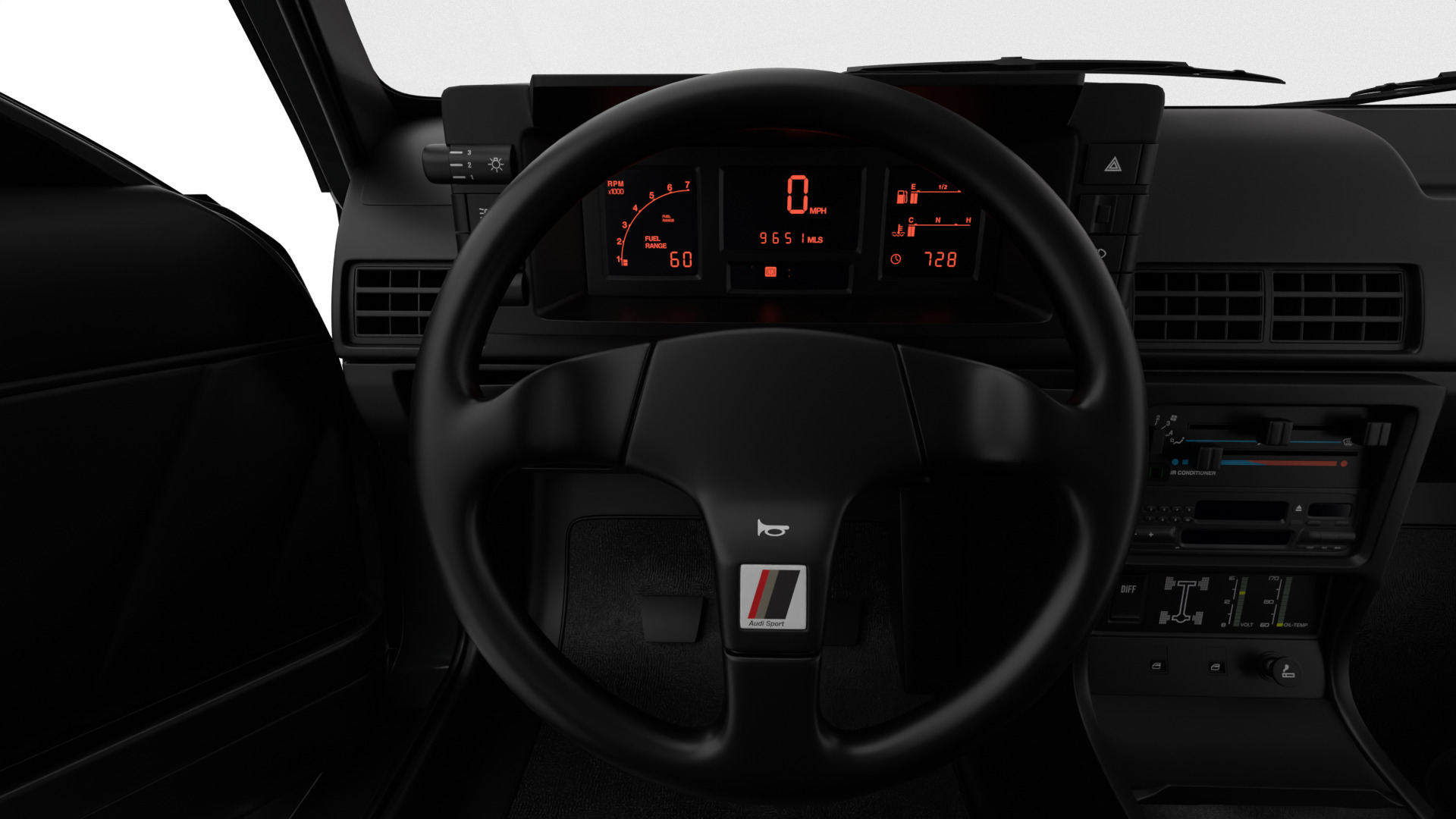 Audi Quattro UR 20v 1980 HQ 3d model 3D model_21