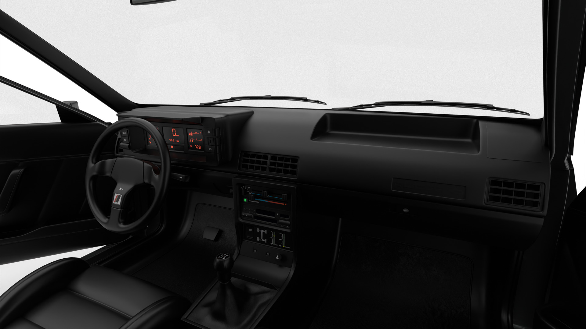 Audi Quattro UR 20v 1980 HQ 3d model 3D model_16