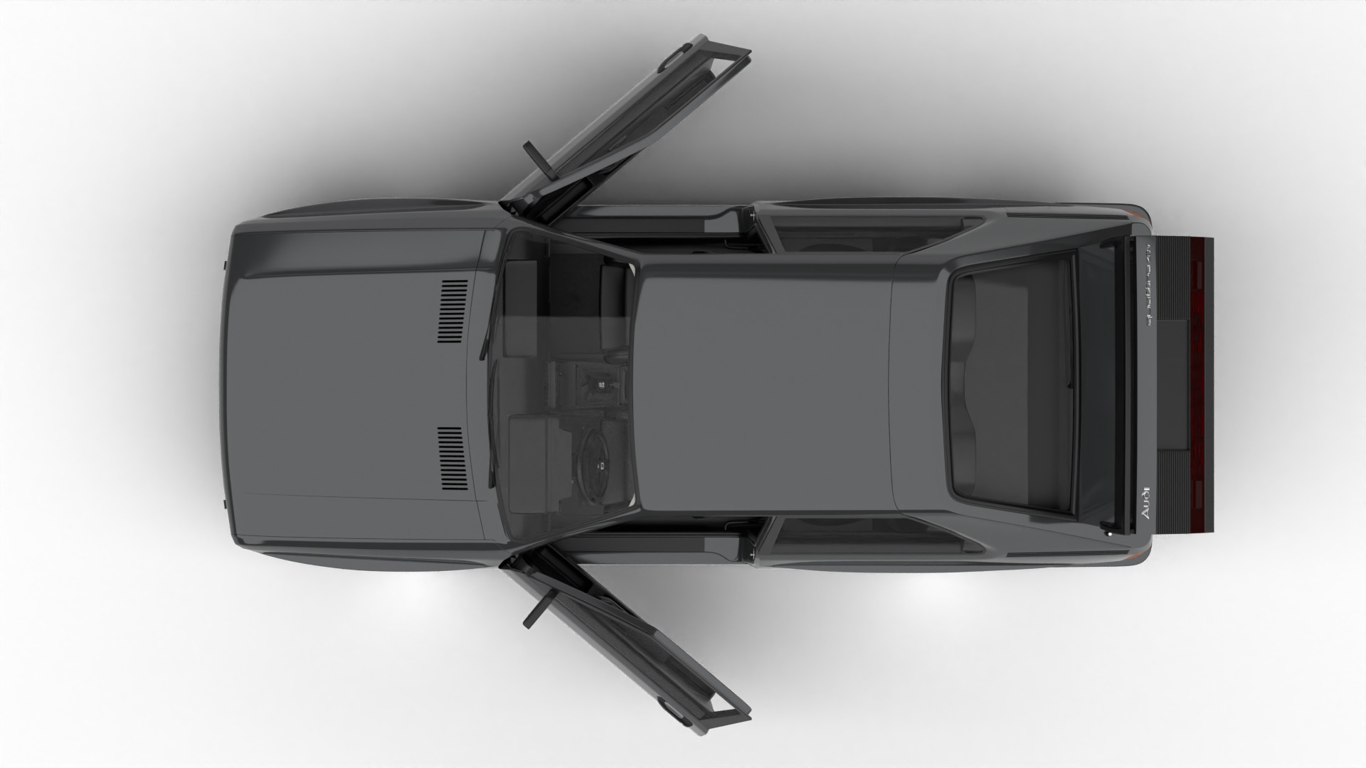 Audi Quattro UR 20v 1980 HQ 3d model 3D model_6