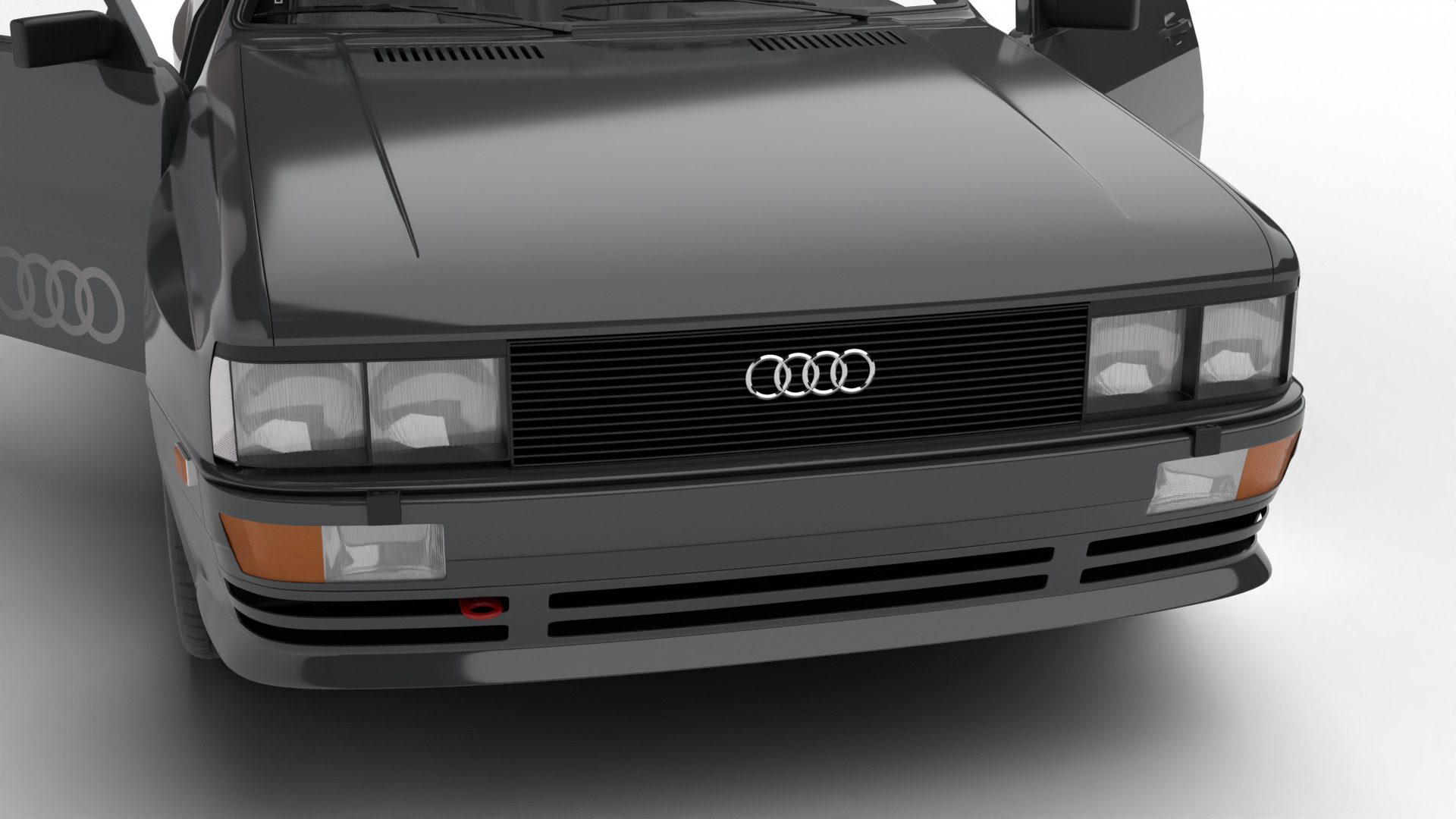 Audi Quattro UR 20v 1980 HQ 3d model 3D model_5